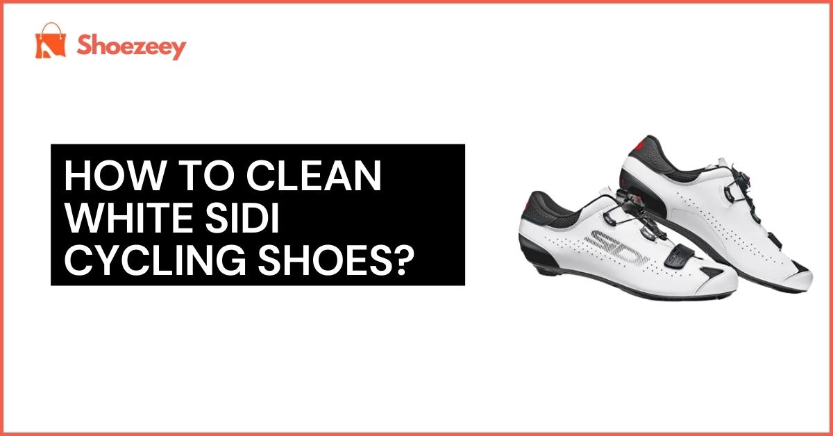 How to clean white sidi cycling shoes