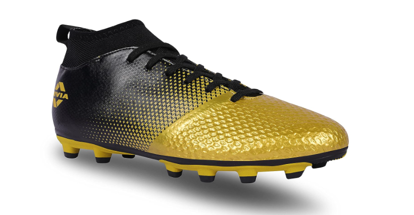 Nivia Ashtang Gold Football Stud Football Shoes