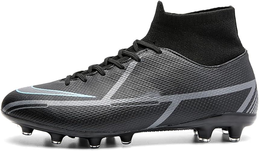 Men's Soccer Boots Football Cleats AG Hightop Football Shoes Athletic Indoor Outdoor Comfortable Soccer Shoes